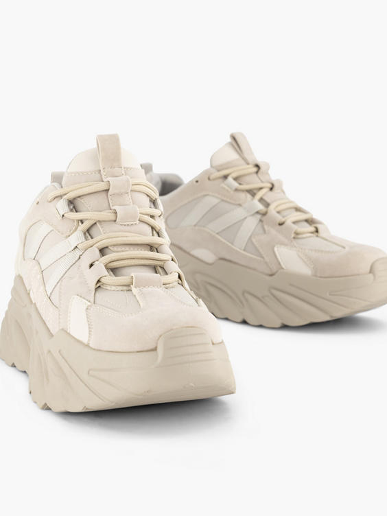 Lichrgrijze chunky sneaker