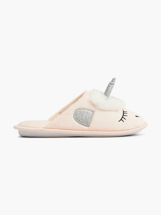 Beige pantoffel