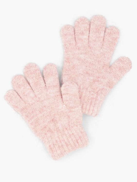Roze handschoenen