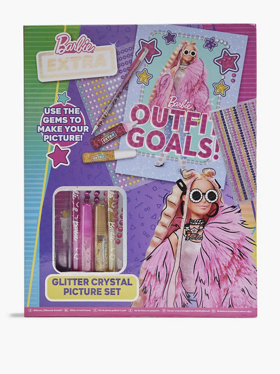 Barbie Glitzer Kristall Bilder Set zum Aufhängen - Colour Reveal
