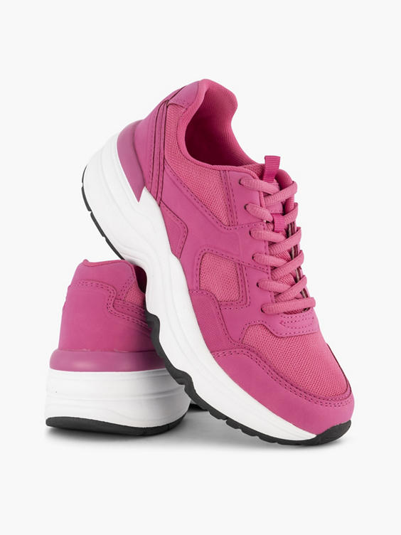 Roze chunky sneaker