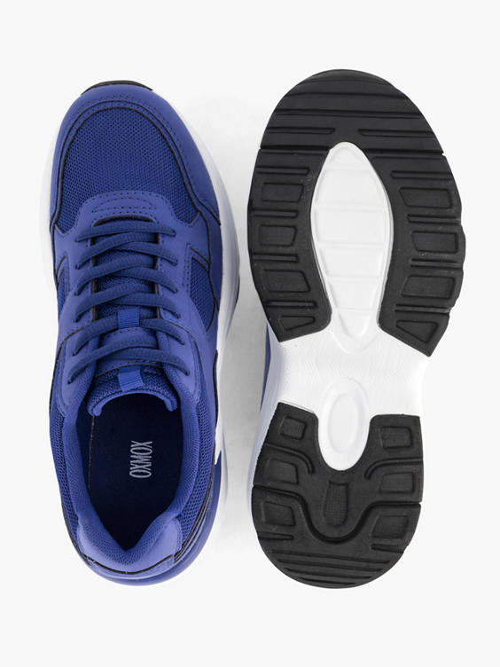 Blauwe chunky sneaker