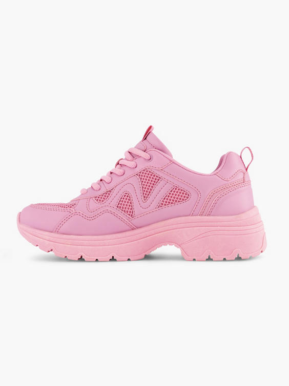 Roze chunky sneakers