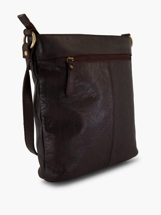 Dark brown suede over the shoulder tote bag – RTW Creation