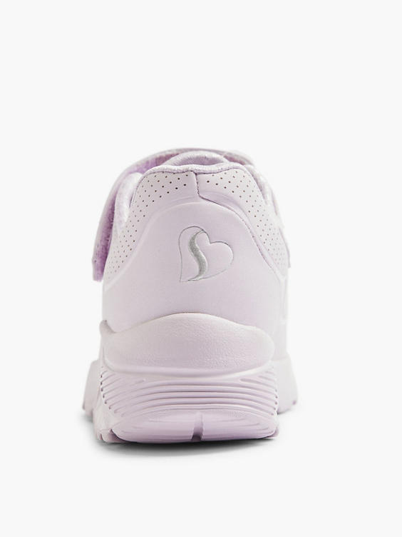 Lila sneaker memory foam klittenband