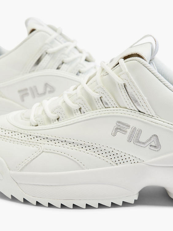 Fila White Chunky Lace-up Trainer 