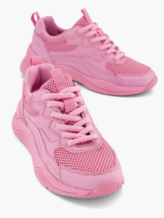Roze chunky sneaker