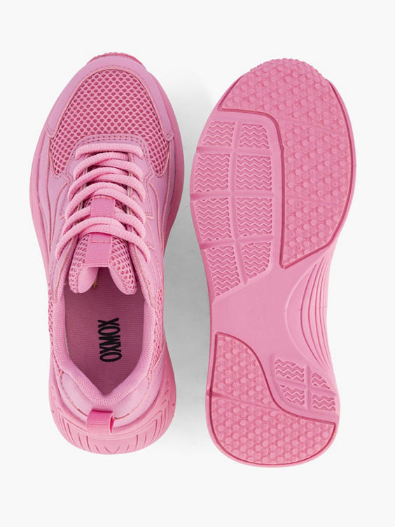 Roze chunky sneaker