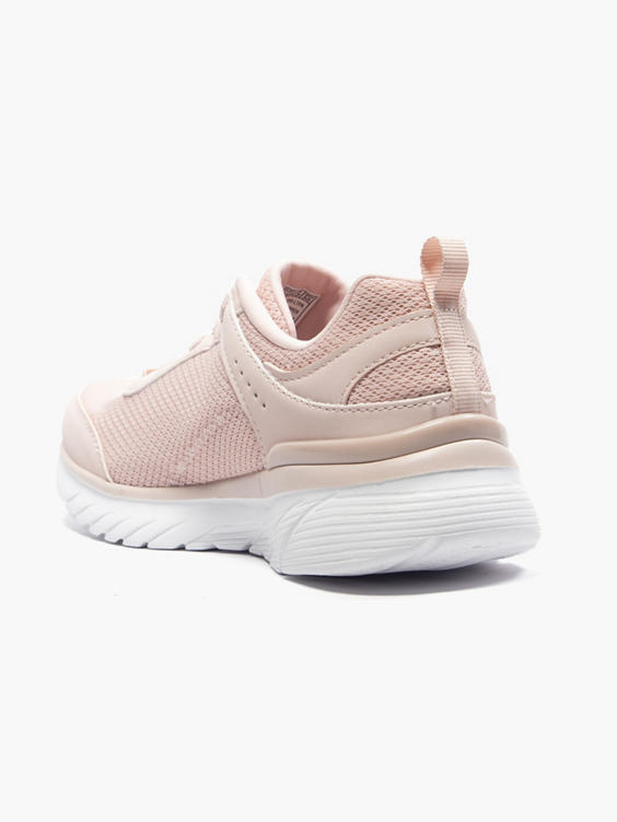 Skechers Light Pink Lace up Comfort Trainer