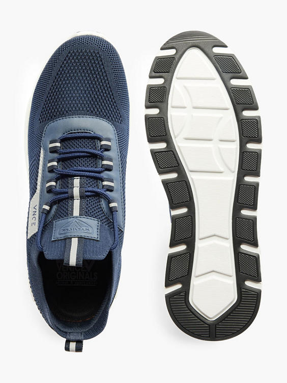 Navy Casual Lace-up Trainer