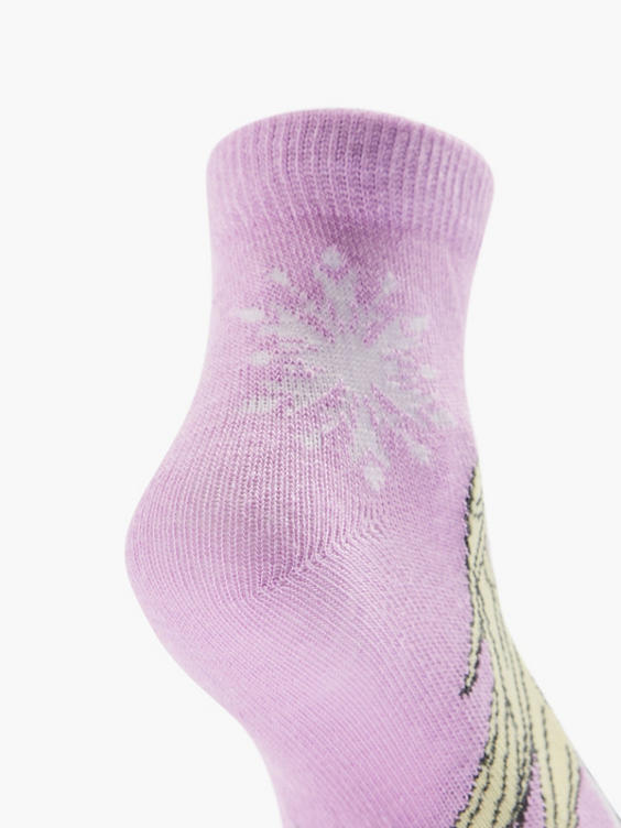 Paarse sokken Frozen 3 pak
