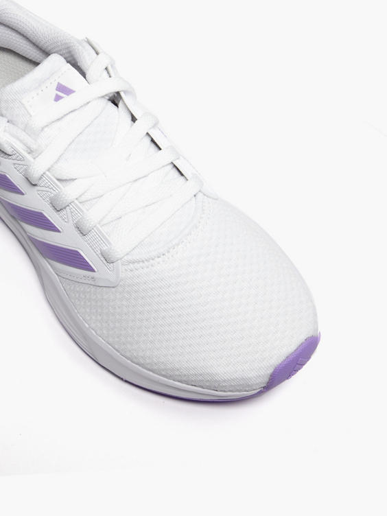 Adidas White/Violet Galaxy 6 Lace-up Trainer