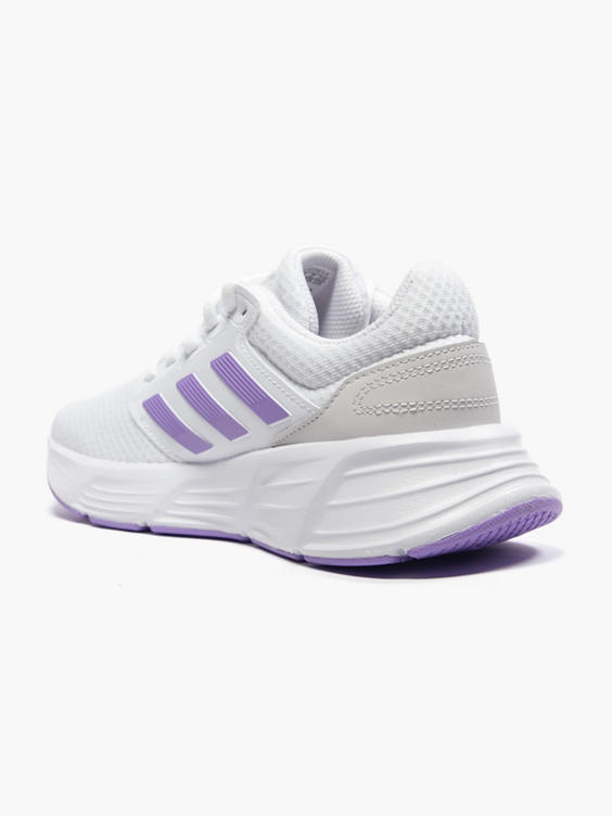 Adidas White/Violet Galaxy 6 Lace-up Trainer