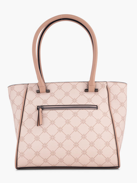 Roze handtas print