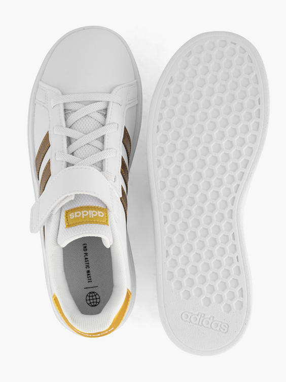 Witte sneaker GRAND COURT 2.0 EL K velcro