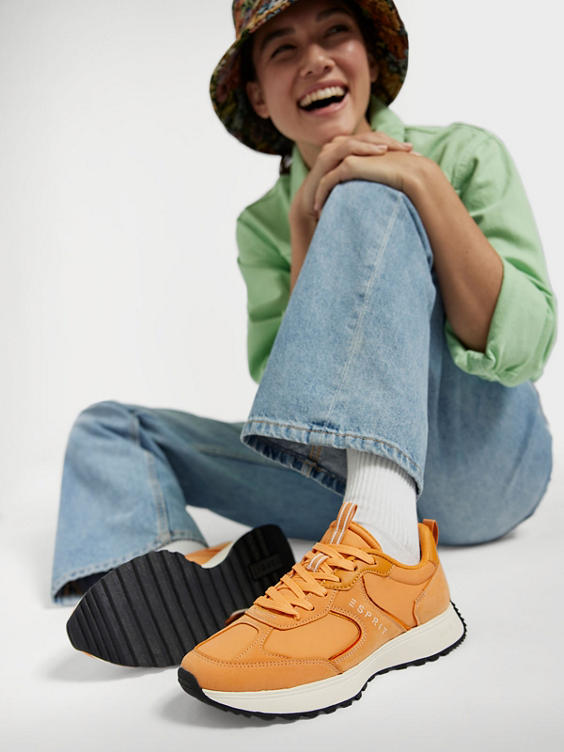 Oranje chunky sneaker