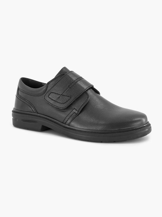 Zwarte leren geklede schoen