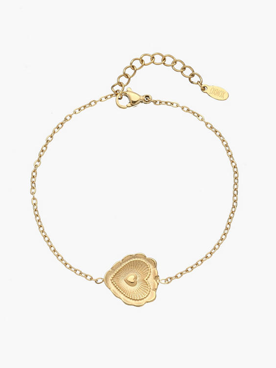 Gouden armband hartje
