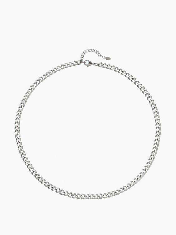 Zilveren ketting schakels