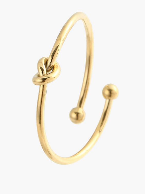 Gouden ring  knoop
