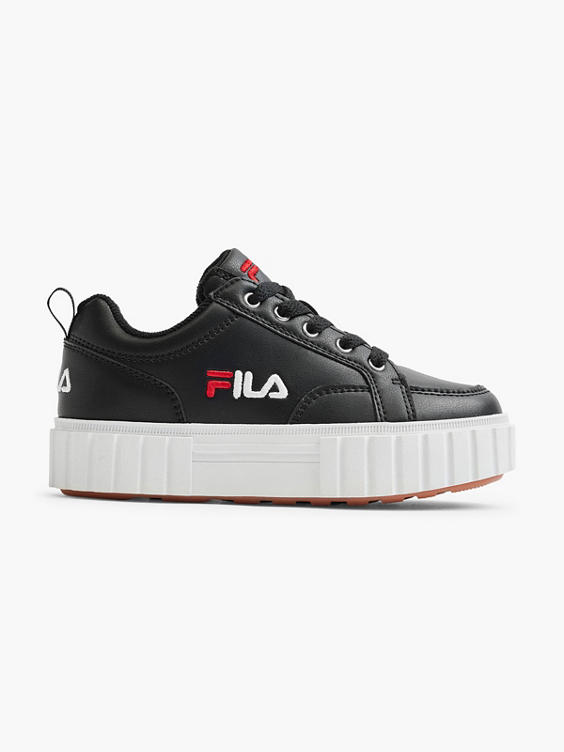 Zwarte sneaker platform