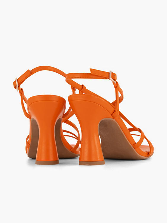 Oranje sandalette