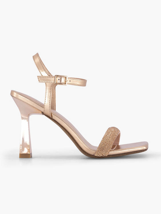 Gouden sandalette 