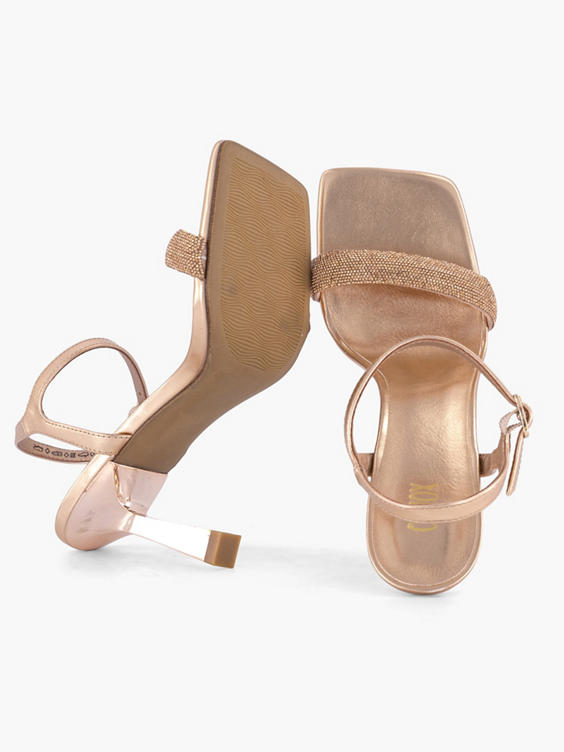 Gouden sandalette 
