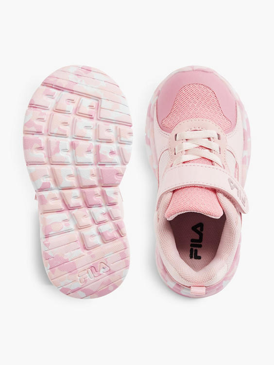Fila New Toddler's Light Pink Camouflage Velcro Trainer
