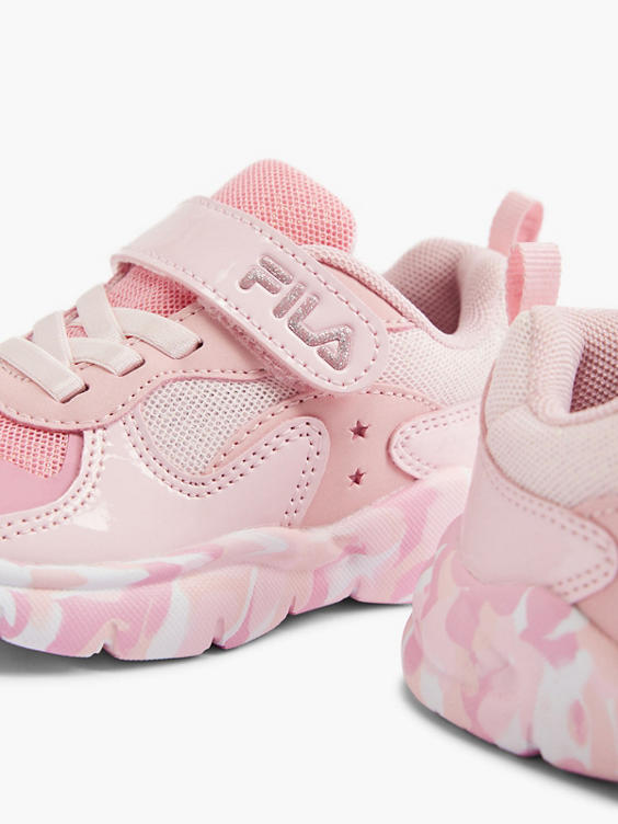 Fila New Toddler's Light Pink Camouflage Velcro Trainer