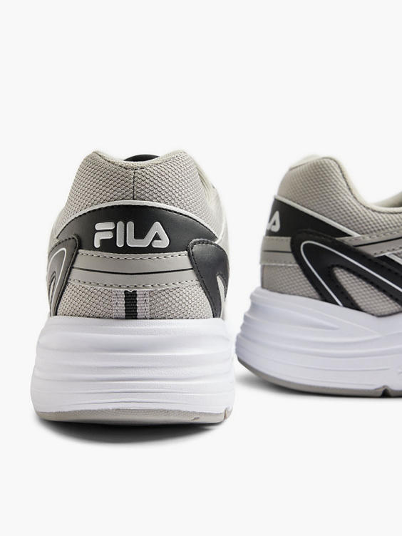 Fila New Black/Grey Lace-up Trainer