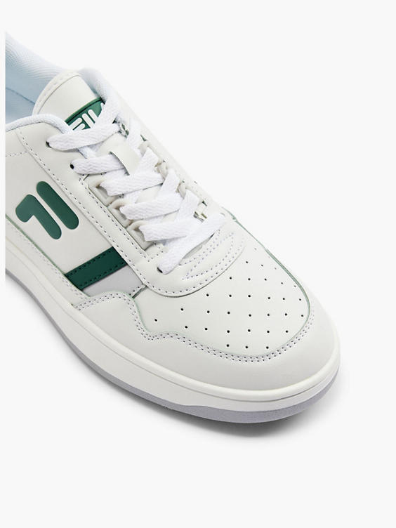 NWT FILA AUTHENTIC MSRP $101.99 MEN'S WHITE GREEN LACE UP SNEAKERS SHOES  11.5 12 
