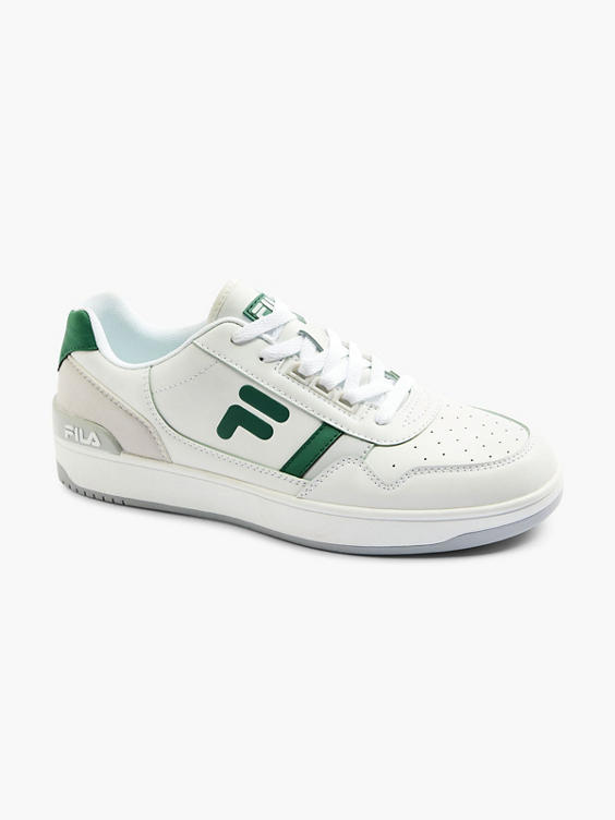 FILA) Fila New White/Green Lace-up Trainer in Green