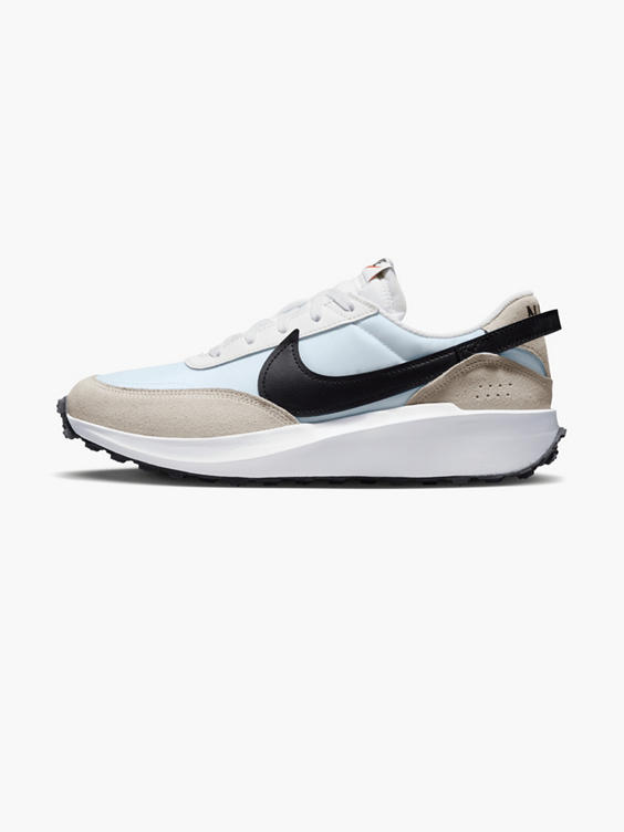 Nike White/Black Waffle Debut Lace-up Trainer