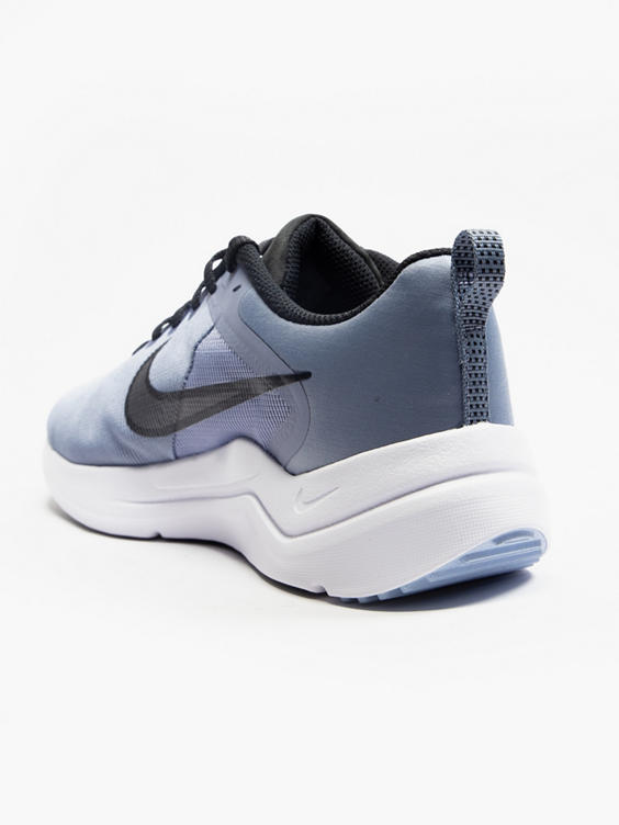 Nike Grey/Black Downshifter 12 Lace-up Trainer