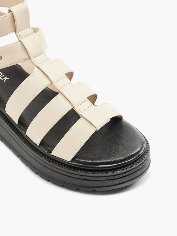 Platform Chunky Sandal with Contrasting Sole 
