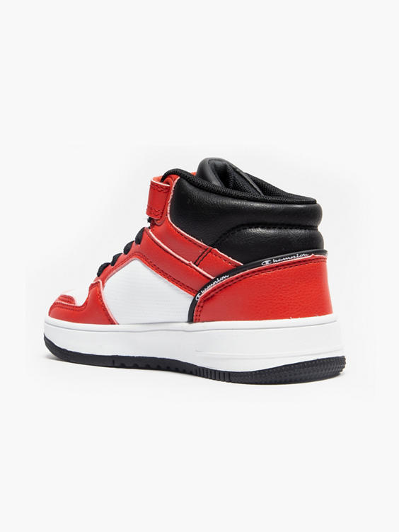 Junior Boys Red/White Rebound 2.0 Mid B PS Trainers