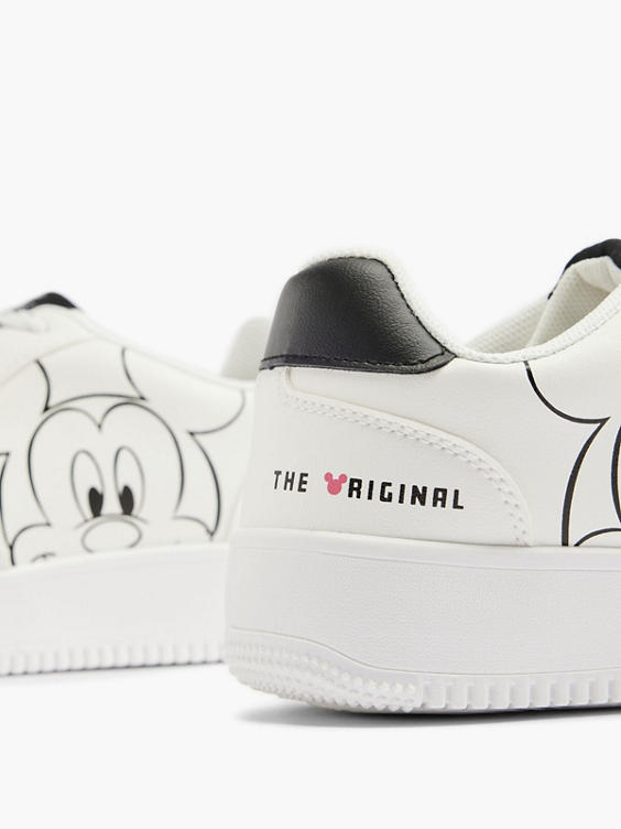 Mickey Mouse Womens White Trainer