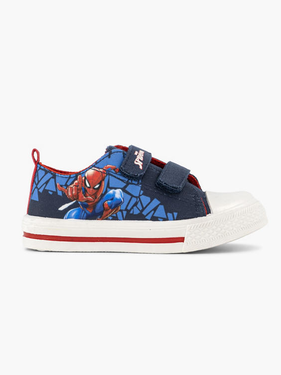 Blauwe canvas sneaker Spiderman