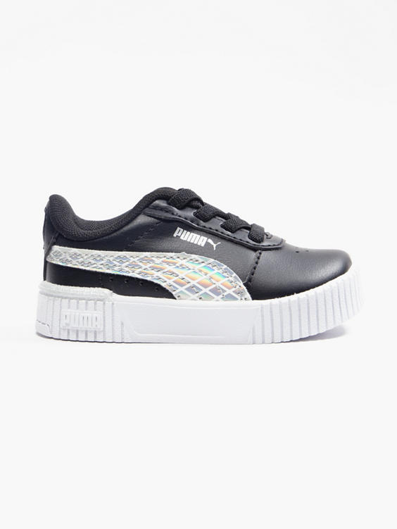 Puma Black Toddler's Carina 2.0 Mermaid INF Lace-up Trainer