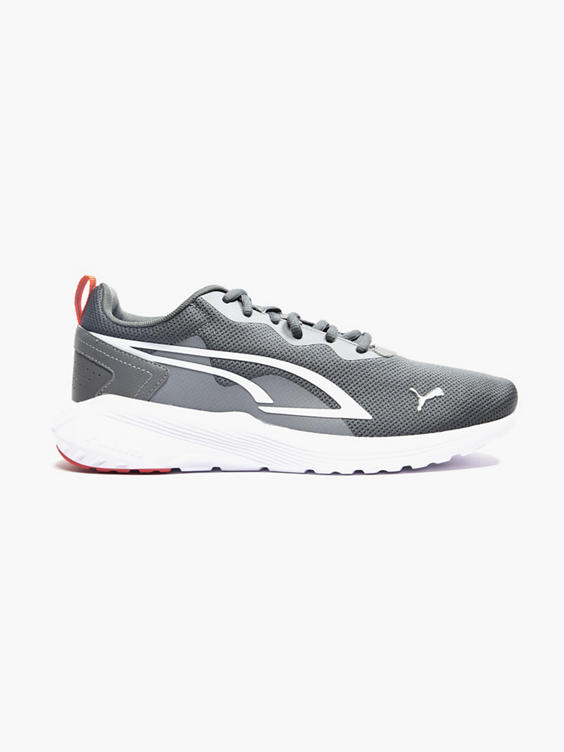 Puma Grey/White All-Day Active Lace-up Trainer