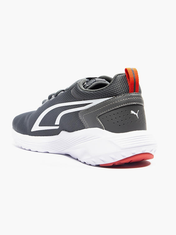 Puma Grey/White All-Day Active Lace-up Trainer