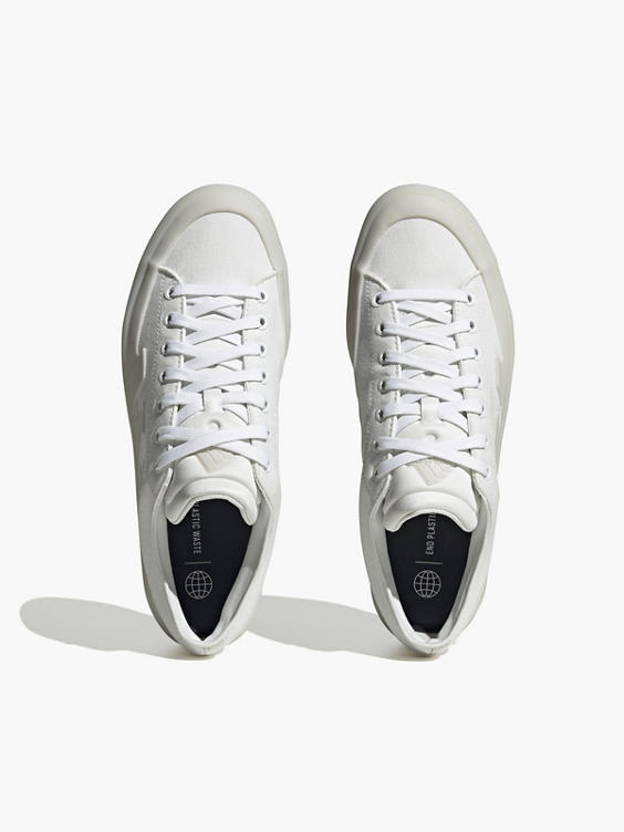 Adidas White Znsored Lace up Trainer