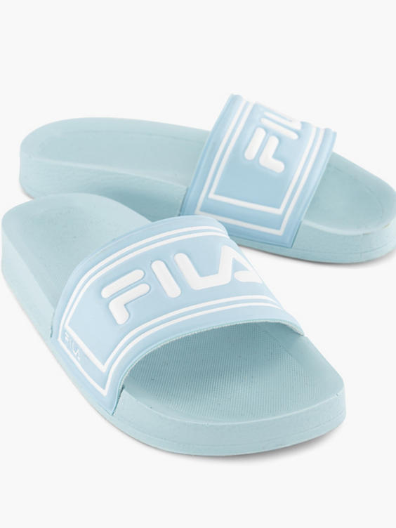 Lichtblauwe slippers