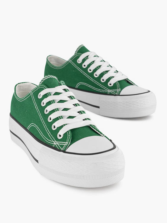 Groene canvas sneaker