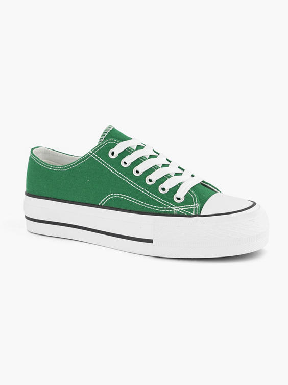 Groene canvas sneaker