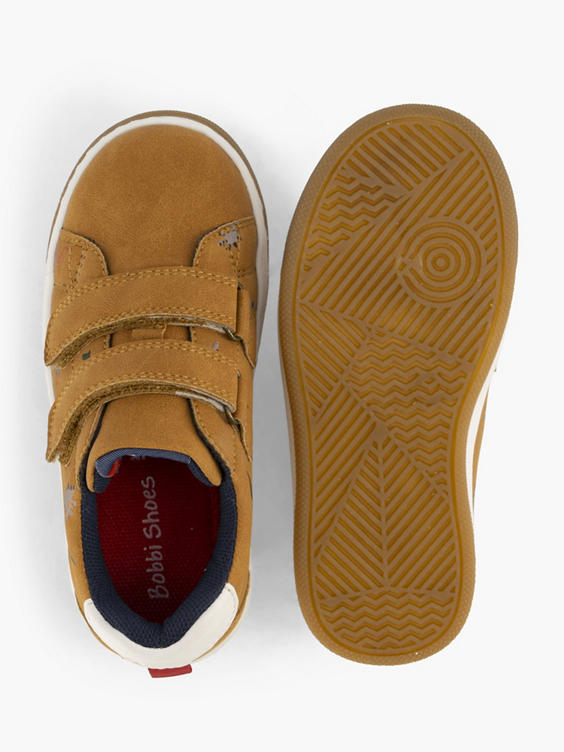Bruine sneaker velcro