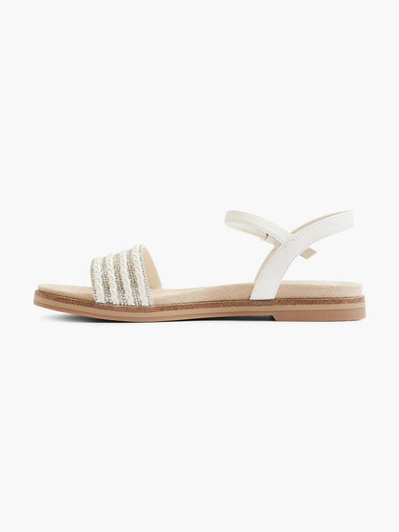Witte sandaal