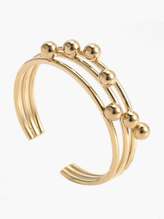 welvaart Wetland Vervelend Graceland) Gouden dubbele ring bolletjes van Goud | vanHaren