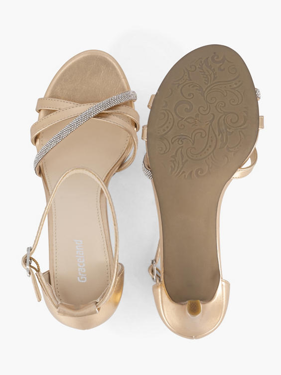 Gouden Sandalette